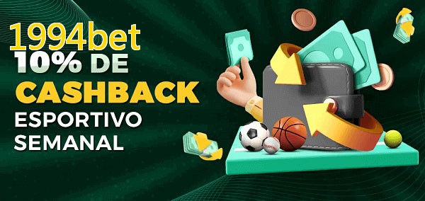 10% de bônus de cashback na 1994bet